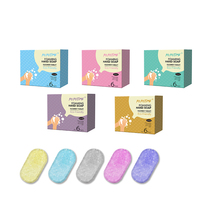 Tablettes de savon moussant pour les mains POPOTIME, écologiques, parfum lavande, multicolores, avec distributeur moussant de 450 ml