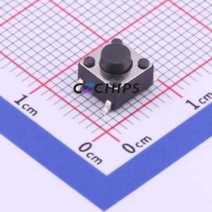 UK-B0228-G5-160 Tactile Switch SMD-4P,6x6mm Switch Single Pole Single Throw Round Button 1.6N Vertical Mount - Product Image 1
