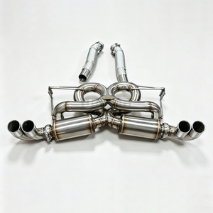 Sistema <span class=keywords><strong>di</strong></span> <span class=keywords><strong>Scarico</strong></span> Catback in Acciaio Inox per Ferrari 348 3.4 1989-2024, Silenziatore ad Alte Prestazioni, Tubo 304, Collettore da Corsa - Product Image 3