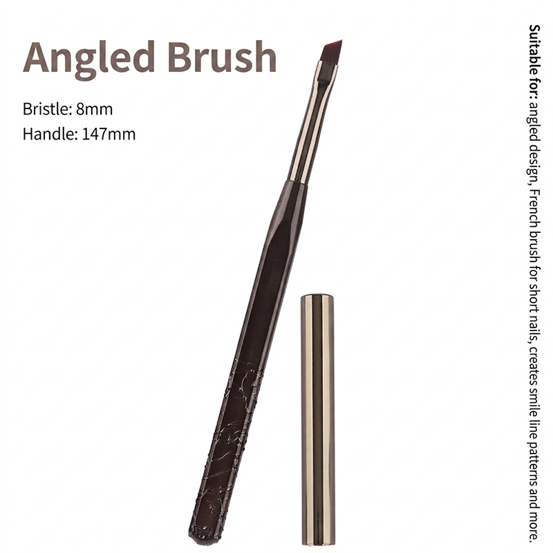 Brosse à ongles biseautée