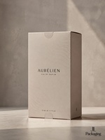 Emballage cadeau e-commerce haut de gamme, boîte à courrier en carton ondulé, emballage de parfum minimaliste, fournisseur de luxe, fabricant en gros
