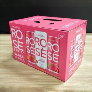 Caja de Transporte de Papel Personalizada para 8 Latas de Bebidas Alcohólicas de 355 ml, Estándar/Elegante, con Pegamento en Ambos Lados - Product Image 5
