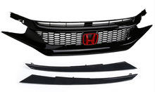 Nouvelle Arrivée Welta – Calandre avant noire brillante style sport, remplacement avec attelage de remorquage à visser pour 10e génération 2016-2018 - Product Image 4