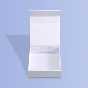 चुंबकीय ढक्कन कस्टम लोगो यूव कोटिंग के साथ थोक लक्जरी फोल्डिंग उपहार बॉक्स - Product Image 4