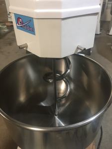 Mélangeur de pâte à pain industriel en spirale Mélangeur de farine à usage intensif <span class=keywords><strong>Pétrin</strong></span> de pâte pour boulangerie utilisé 50kg 100kg 150KG Mélangeur de pâte à bol élévateur - Product Image 4