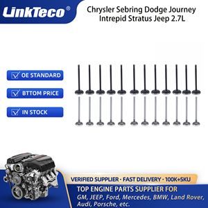 Linkteco 12 paires de soupapes d'admission et d'échappement compatibles avec EER EES essence pour Chrysler Sebring Dodge Journey Intrepid Stratus Jeep 2.7L de 98 à 12 - Product Image 3