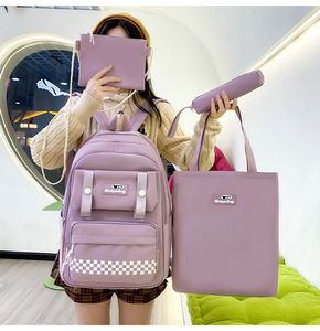 Resistente Anti-furto impermeabile in Nylon zaino USB porta alla moda Unisex Sac Dos <span class=keywords><strong>4</strong></span> 1 Notebook Mochilas per <span class=keywords><strong>il</strong></span> College - Product Image 3