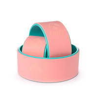 Roue de fitness rose personnalisée Huayi, petite roue pour exercices du dos