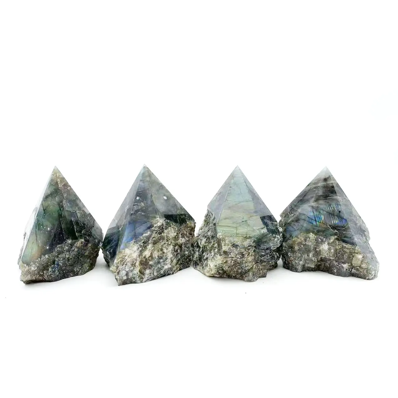 Hot High Quality Healing Crystals Wands Polished Labradorite Rough Stone Points Crafts For Decor