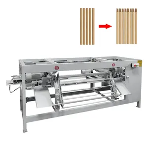 Professional wood handle threading machine/wood broom stick machine/Broom Handel screw and round machine