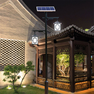 เสาไฟสวนเหล็กกลางแจ้ง LED แสงวอร์มไวท์ 2700K IP66 AC 85-265V พร้อมเซ็นเซอร์ตรวจจับความเคลื่อนไหว  แบบติดตั้งถาวร ใช้พลังงานแสงอาทิตย์ รับประกัน 10 ปี - Product Image 6