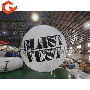 Pallone Gonfiabile Gigante a Forma di <span class=keywords><strong>Luna</strong></span> da 4m con Stampa, Globo Planetario in PVC Ermetico per Pubblicità - Product Image 2