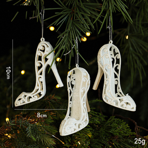 Décoration <span class=keywords><strong>de</strong></span> Noël pour arbre <span class=keywords><strong>petit</strong></span> cadeau suspendu pour enfants joyeux flocon <span class=keywords><strong>de</strong></span> neige Angle avec ailes hibou plume plastique - Product Image 6