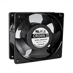 Ventilateur axial à roulement à billes AC Crown 4028 avec pales en plastique, sans balais, électrique, OEM/ODM pour siège de voiture - Product Image 1