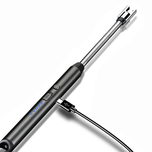 Encendedor eléctrico de cocina de Metal recargable por USB, vela perfumada Flexible a prueba de viento para barbacoa, <span class=keywords><strong>Camping</strong></span> para iluminación de boda - Product Image 1