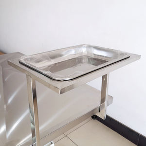 PetFit meja pemeriksaan bedah hewan hidrolik, dapat dipakai ulang untuk pemakaian hewan besar baja tahan karat 304 klinik hewan - Product Image 4