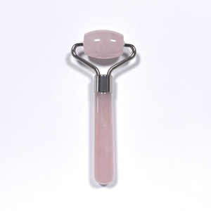 100% Natural Mini Small Face Massage Reduce Wrinkle rose quartz <b>jade</b> <b>roller</b> - Product Image 1