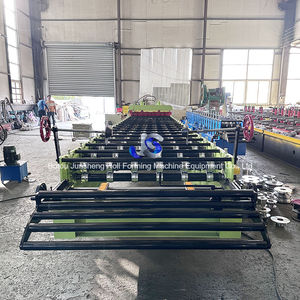 Tôn sắt tấm thủy lực Báo Chí mái ngói làm cho máy tráng men ngói cuộn tạo thành máy - Product Image 4