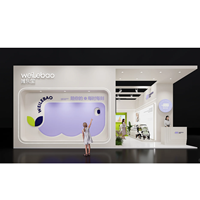 Diseño de Stand Portátil y Reutilizable de Madera |   Soporte de Techo de Armadura para Exposiciones Comerciales Internacionales