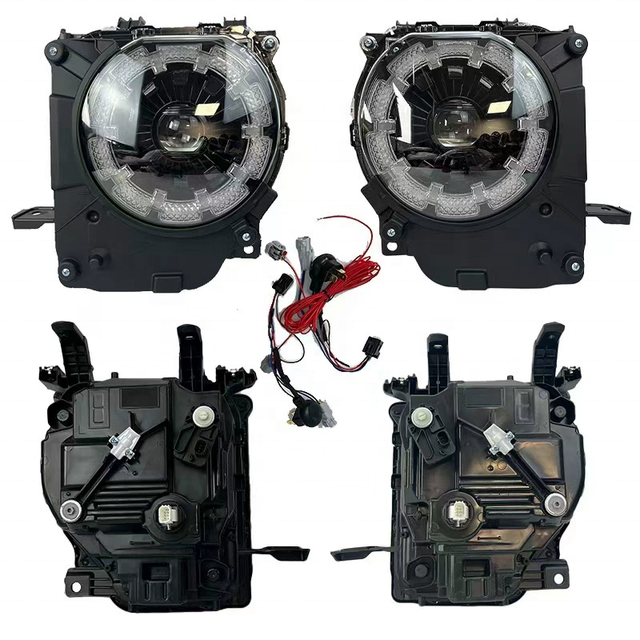 New LED DRL Headlights Projector Assembly L+R for toyota Land Cruiser LC76 LC79 2022+