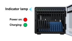 Mô Hình Mới <span class=keywords><strong>12</strong></span> Miếng 27/65W Nhanh Chóng USB Sạc Giỏ Hàng Máy Tính Xách Tay Sạc Tủ Máy Tính Bảng Điện Thoại Điện Xe Đẩy Trạm Với Loại-C Cáp - Product Image 5