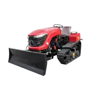 Pasokan pabrik Cina Mini traktor perayap 25HP 35HP 45HP 50HP dengan Dozer depan dan Backhoe