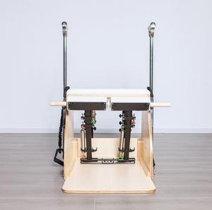 Silla de Pilates Wunda de Madera de Arce de Primera Calidad con Cojín Suave y Resortes Ajustables para Entrenamiento Corporal en Estudios de Pilates Comerciales - Product Image 1