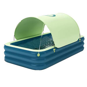 Grande piscine gonflable extérieure en PVC pour la natation et la <span class=keywords><strong>pataugeoire</strong></span> des enfants en famille - Product Image 2