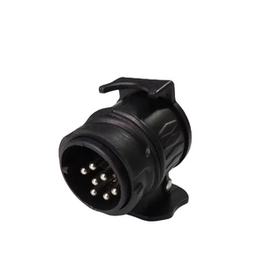 El mejor precio, calidad de fabricación de China, 12V, <span class=keywords><strong>13</strong></span> Pines, cambio A Adaptador de conector de <span class=keywords><strong>remolque</strong></span> de 7 pines, <span class=keywords><strong>enchufe</strong></span> de <span class=keywords><strong>remolque</strong></span> estándar europeo de - Product Image 1