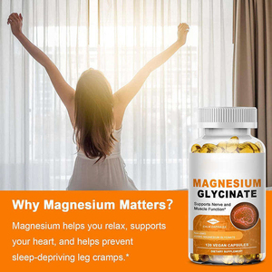 120 gélules de glycinate de magnésium, gélules à absorption facile, complément de magnésium, vitamine B6, vitamine D, capsules de glycinate de magnésium - Product Image 5
