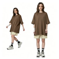 T-shirt en coton blanc délavé, style streetwear, coupe oversize à épaules tombantes, impression personnalisée de haute qualité, t-shirt épais pour homme