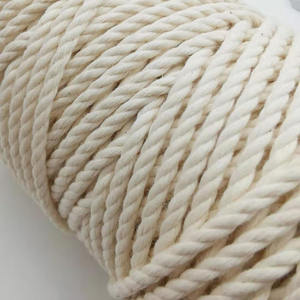 Corda de Algodão para Macramê em Atacado, 3mm 4mm 5mm 6mm 8mm <span class=keywords><strong>10mm</strong></span> 12mm 15mm 16mm 20mm, Corda de Algodão em Camadas Simples ou Trançada - Product Image 2