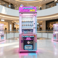 Machine de jeu à griffes commerciale pour boîtes mystères, équipement d'amusement et de distribution de prix pour salles d'arcade et centres commerciaux