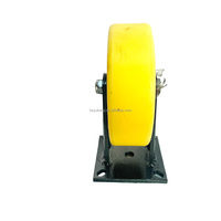 Roue pivotante robuste en nylon de 1 tonne pour chariot, roulettes de qualité supérieure sans frein, avec protections filetées, dureté moyenne/extra dure