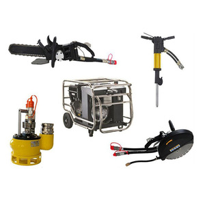 Hydraulic Breaker <b>Tool</b> <b>Set</b> With Engine Powered Concrete Demolition Equipment For <b>Fire</b> Rescue Operations - Product Image 3