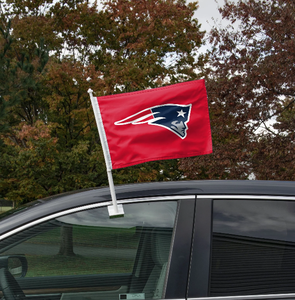 Bendera Dekorasi Mobil Tim Grosir Kustom New England Patriots Desain Dua Sisi Berkualitas Tinggi 30*45cm Promosi Bendera Mobil - Product Image 3