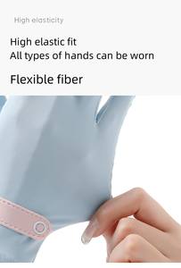 المرأة الصيف الشمس المضادة للأشعة فوق البنفسجية قفازات حماية تنفس اللمس شاشة غير زلة القيادة كاملة اصبع قفازات - Product Image 4