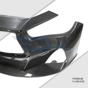 Pare-chocs avant en fibre de carbone véritable style X Motion pour Infiniti Q50 VQ37 Jw 2014-2024, pare-chocs de voiture en carbone Q50S - Product Image 2
