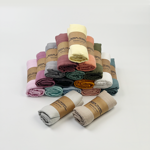 <strong>Personalised</strong> Custom Organic Cotton Solid Color Luxury Newborn Swaddle Security <strong>Baby</strong> Comfort Muslin <strong>Baby</strong> <strong>Blankets</strong> - Product Image 2