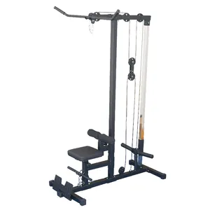 Household Equipment Multi Function Lat Pull Down Low Row Trainer Single Fitness Station