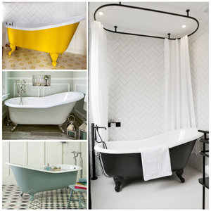 <span class=keywords><strong>Baignoire</strong></span> de trempage classique avec pied à griffes en acier inoxydable et hydromassage japonais intégré - Product Image 2