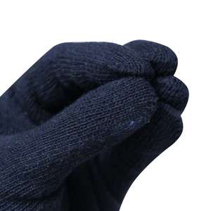 Guantes de Trabajo de Algodón Azul Oscuro de Calibre 10, Lavables, Resistentes y Tejidos a Mano, Más Vendidos - Product Image 6
