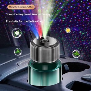 Deodorante per Auto in Vetro con Profumo Aromaterapico, Spray Automatico e Intelligente, Rimozione Odori, Posizionamento nel Portabicchieri - Product Image 4