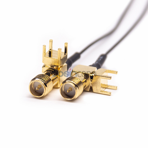 สายโคแอกเซียล <span class=keywords><strong>RP</strong></span> SMA ตัวเมีย50โอห์ม1.13มม. กับ IPEX r/ A RF สำหรับการทดสอบเราเตอร์ WiFi GPS - Product Image 1