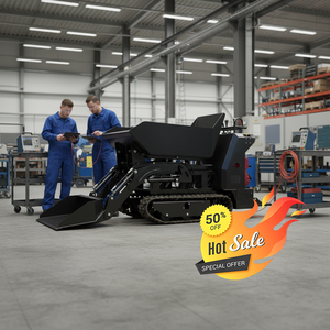 Livraison Gratuite Promotion Véhicule Mini-Dumper sur Chenilles Hydraulique Autochargeur à Pneus en Caoutchouc EPA CE EUR5 - Product Image 3
