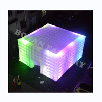 Dôme Igloo gonflable en plastique, tente transparente, maison pour fête, location de mariage