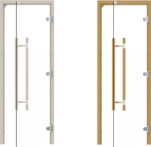 Pintu Sauna Kaca Sepenuhnya Kayu Cedar Aspen Spruce Abachi Hemlock 2000*780mm Kaca Tempered 6mm Sauna Kayu - Product Image 6