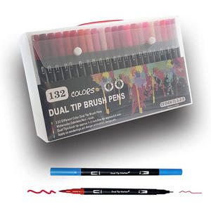 Rotulador de Doble Punta con Logotipo Personalizado para Suministros de Arte, Rotulador de Acuarela con Punta Fina para Artistas - Product Image 1