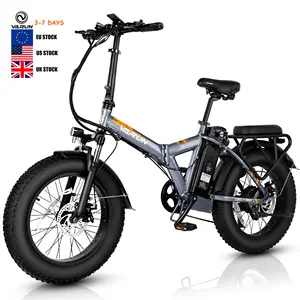 USA EU Stock 500W 20 pollici grasso pneumatico pieghevole 48V 13AH lungo Rang E ciclomotore città montagna pieghevole per adulti Ebike