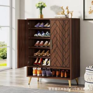 New style <b>shoe</b> cabinet panel furniture, cross-border supply, factory wholesale, simple <b>storage</b> <b>rack</b> - Product Image 3